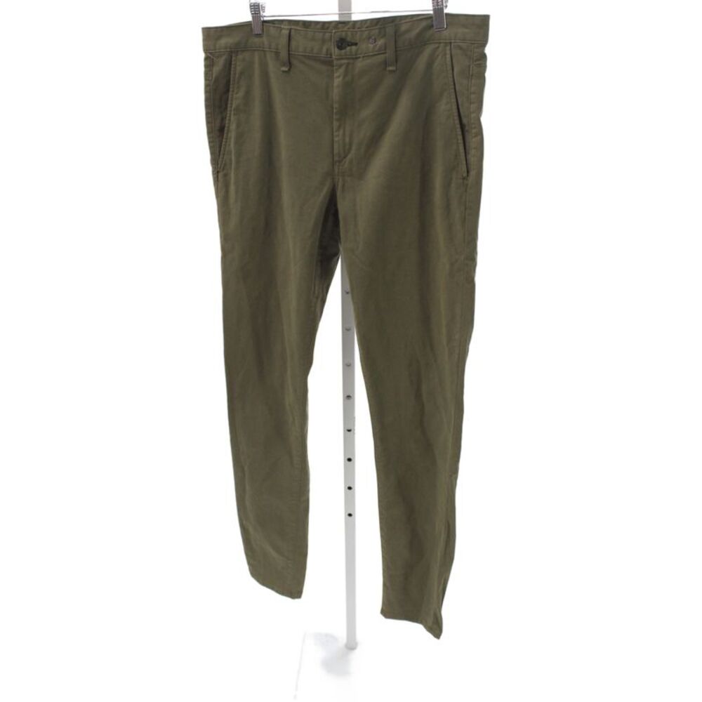 Rag & Bone Mens Green Chino Pants Cotton Button Size 34